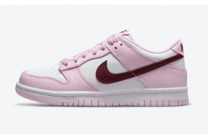 Nike Dunk Low GS Pink Red White CW1590-601