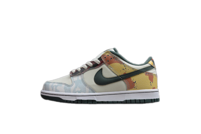 Nike Dunk Low SE Sail Multi-Camo - DH0957-100 Nike Dunk Low SE Sail Multi-Camo - DH0957-100
