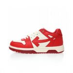 OFF-WHITE Out Of Office OOO Low Tops Red 239311708