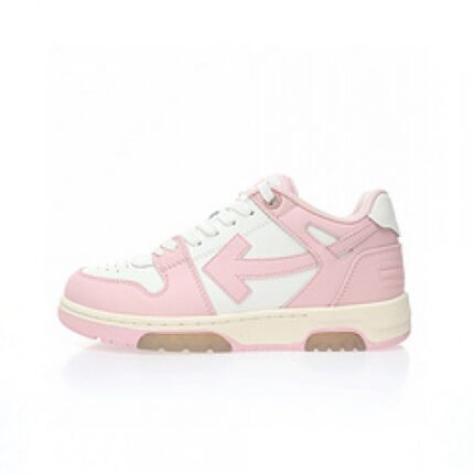 OFF-WHITE Out Of Office "OOO" Low Tops pink White 236121003